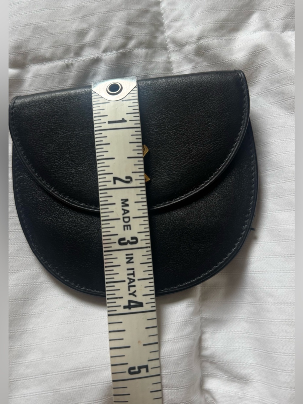 Paloma Picasso Black Leather Coin Purse Frame French - Picture 6 of 8